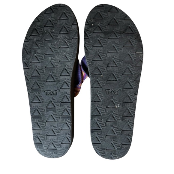 Teva ReFlip Flip Flop Sandals Retro Geometric Inperial Palaca Women's Sz 11 - Picture 8 of 8